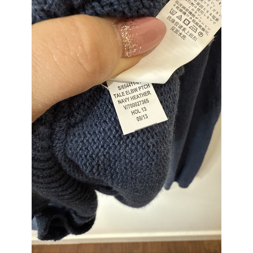 Gap Wool Blend Elbow Patch Button Up Cardigan Men… - image 7